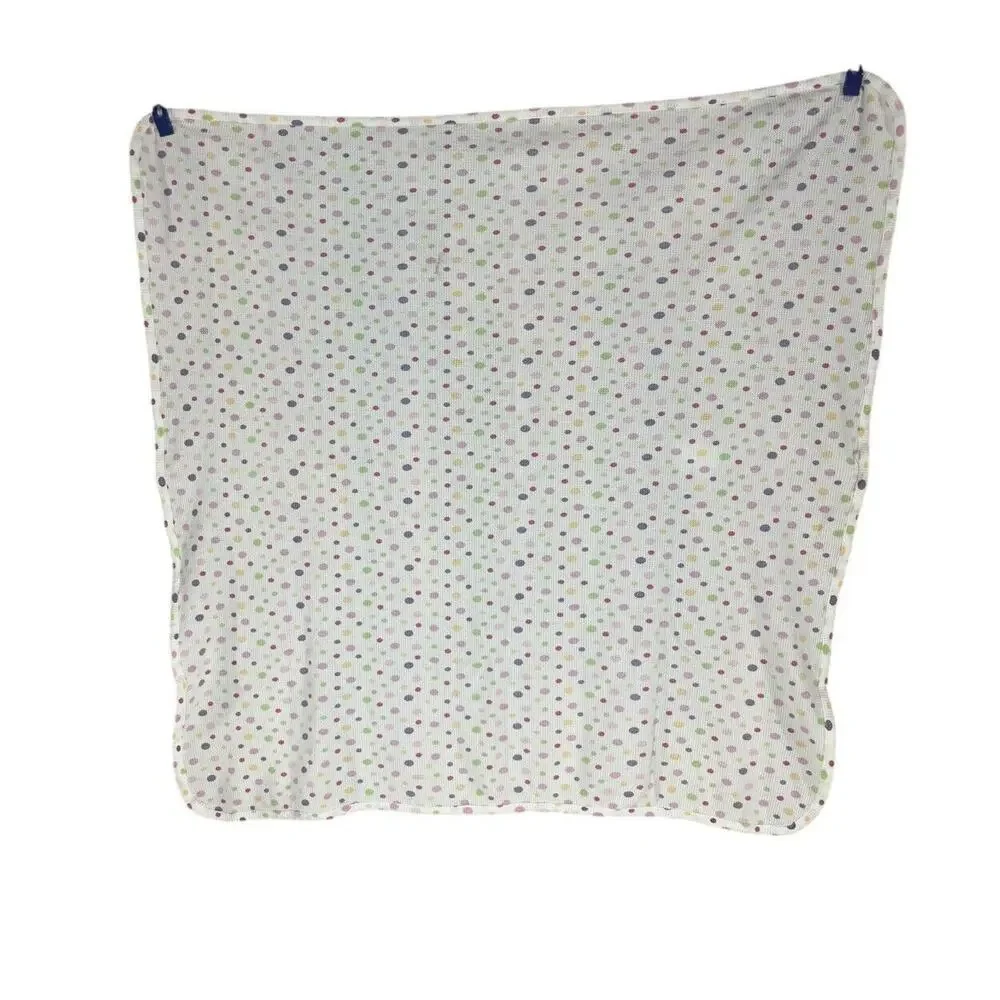 Koala Baby Waffle Weave Polka Dot Blanket White Pink Purple Green Yellow